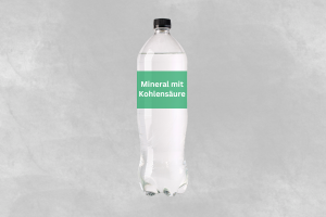 Mineralwasser mit Kohlensäure 1,5L's logo